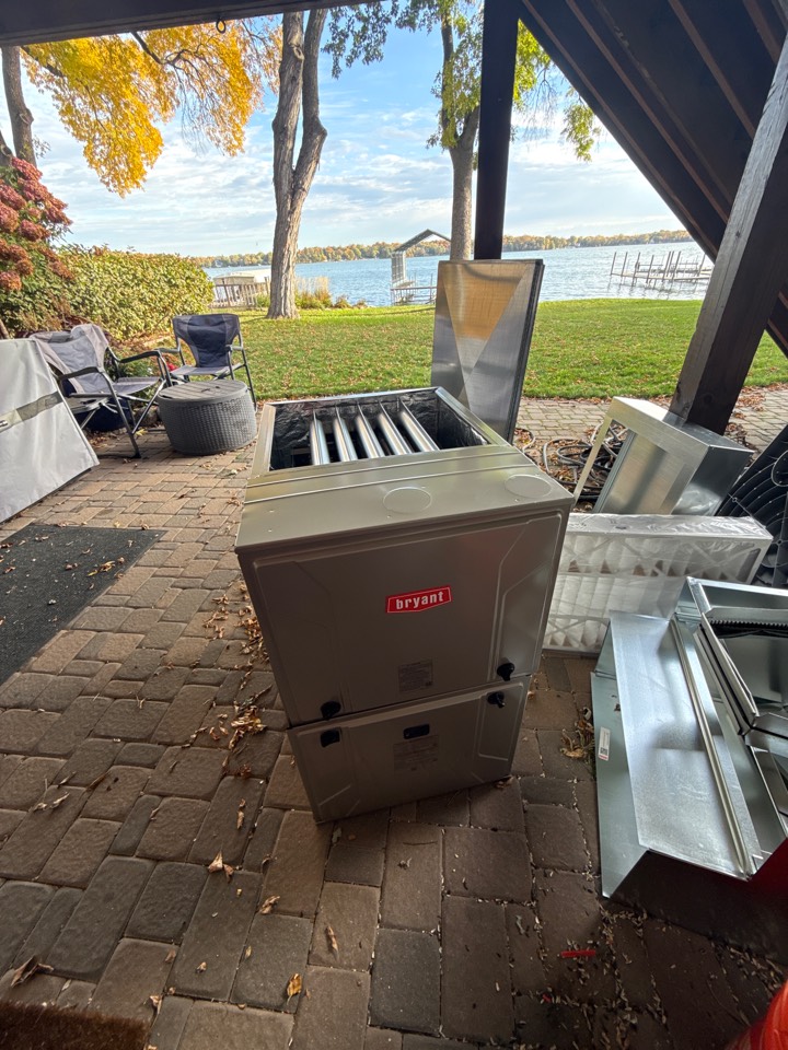 Installing a new furnace in Mound MN