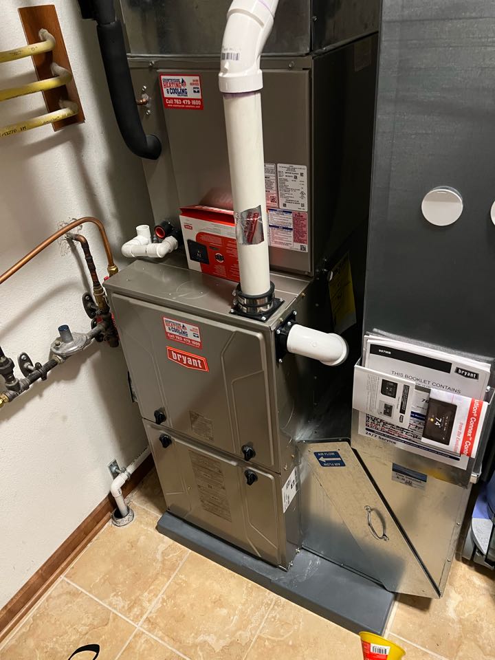 Performing fall furnace maintenance on Bryant system in Spring Park, MN Performing fall furnace maintenance on Bryant system in Spring Park, MN