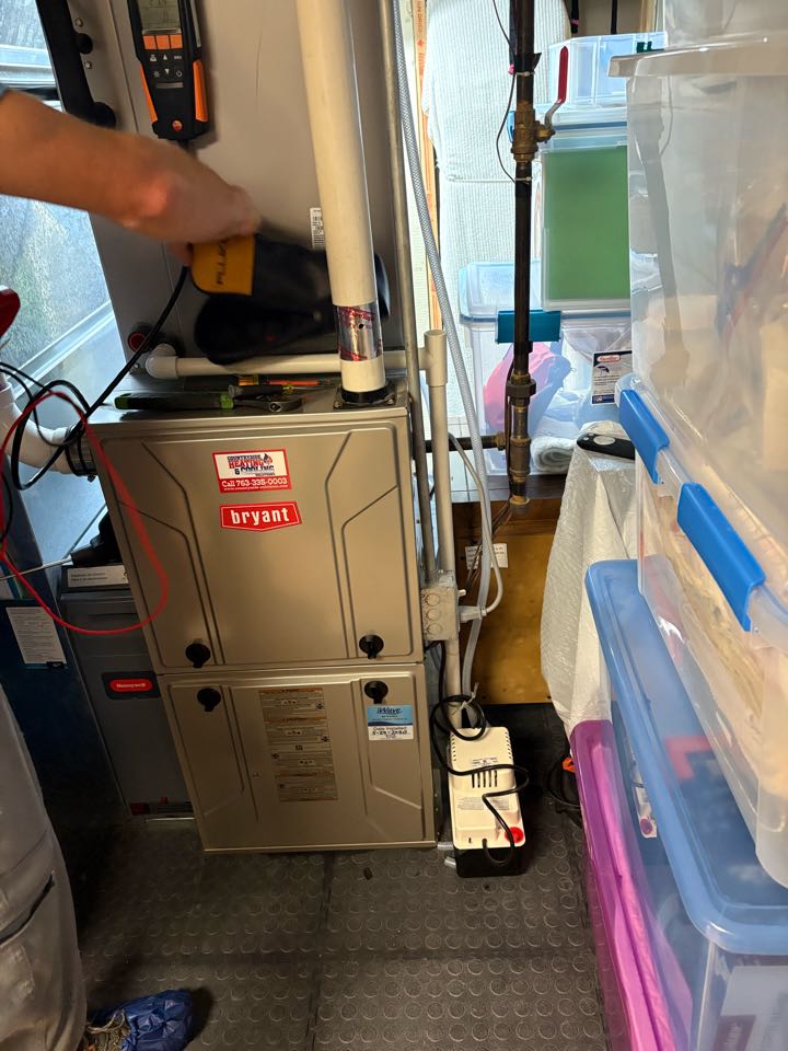 Performing fall furnace maintenance- Tonka Bay  Performing fall furnace maintenance- Tonka Bay