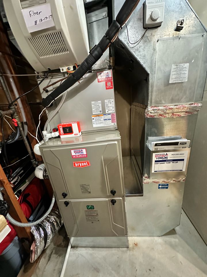 Installed furnace in mound mn