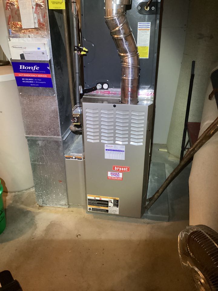 Bryant furnace maintenance in Minnetonka