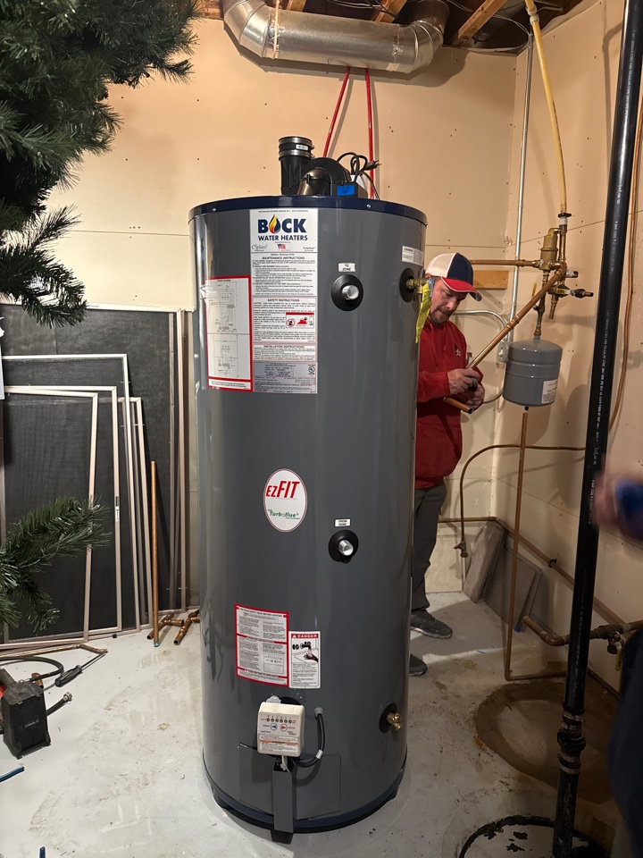 Installing a water heater in Minnetonka MN.