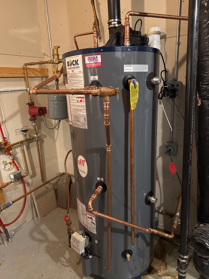 Combi Water heater install in Minnetonka MN