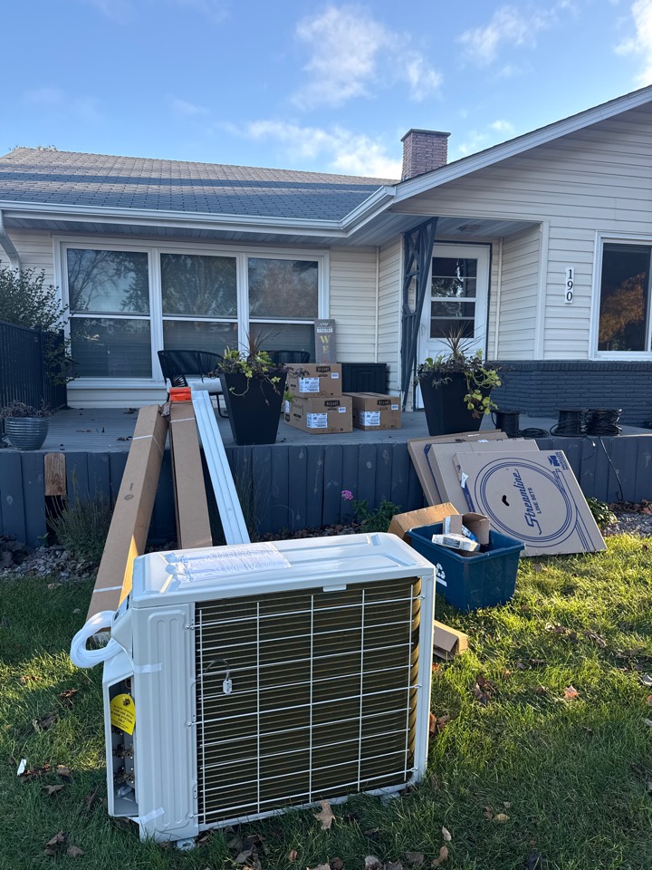 Installing mini split system in Waconia MN
