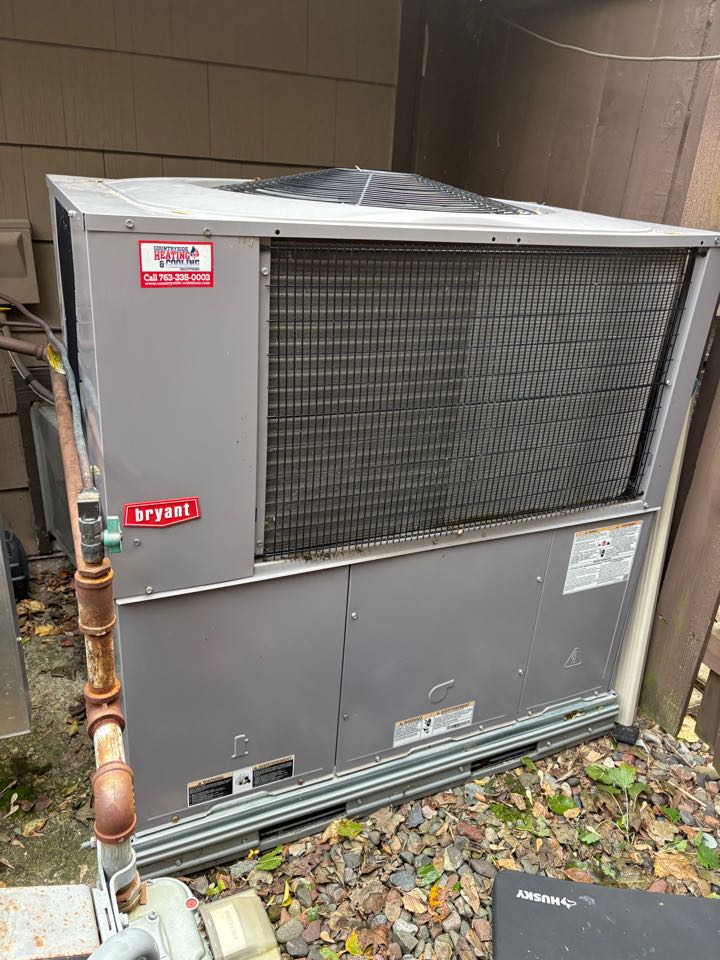 Performing fall package unit maintenance- Wayzata MN