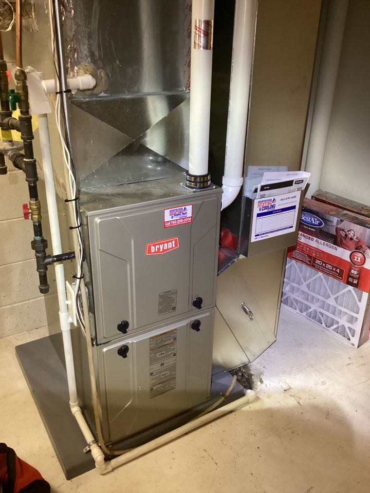 Bryant furnace maintenance in Mound
