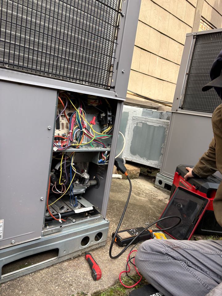 Performing fall package unit maintenance- Wayzata MN