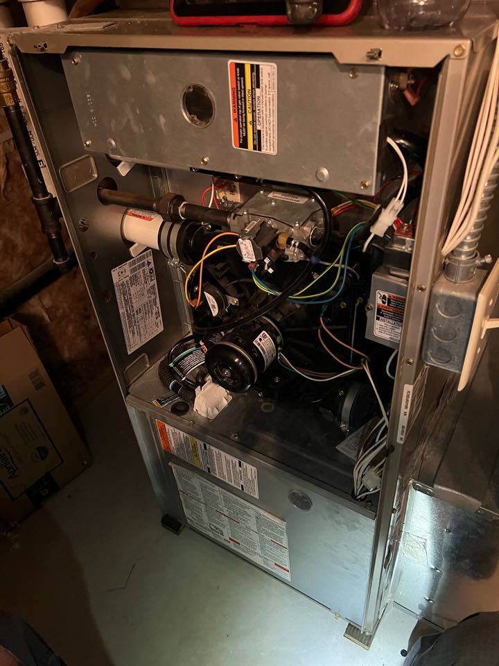 Performing fall furnace maintenance on Bryant system in Waconia, MN