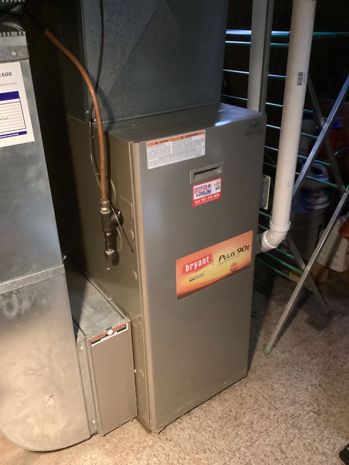 Bryant furnace maintenance in Wayzata