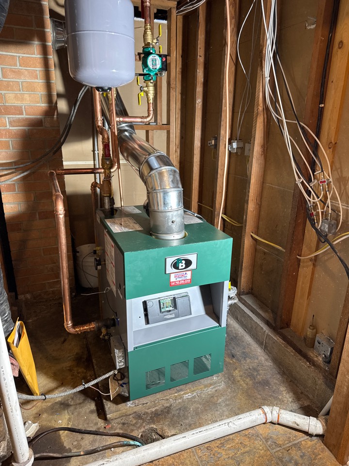 Boiler install in Waconia MN