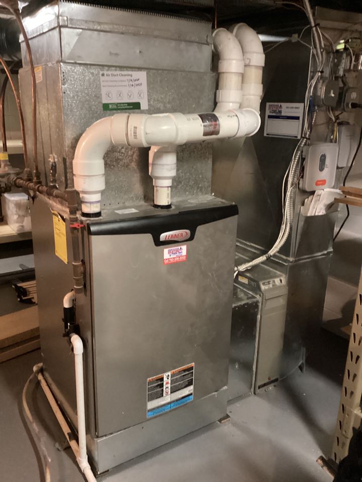 Gas furnace service in Corcoran