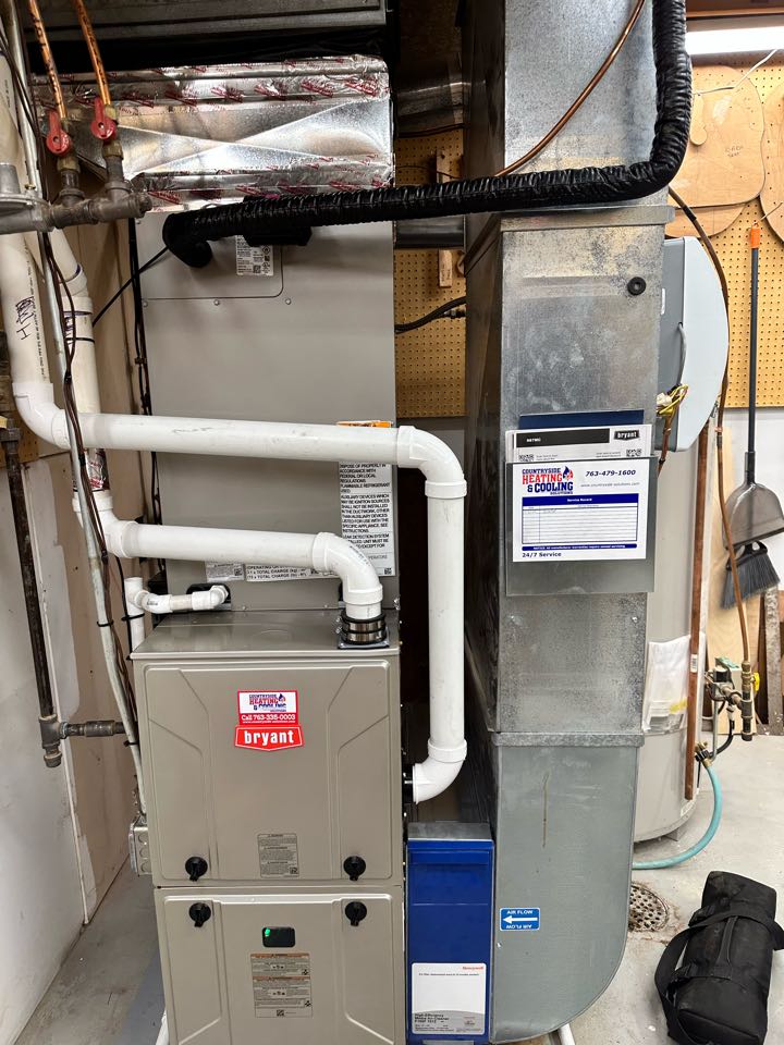 Installed furnace in Eden prairie mn 