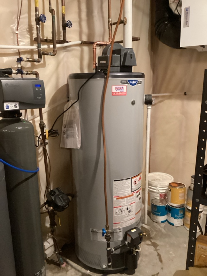 New water heater in Orono Mn