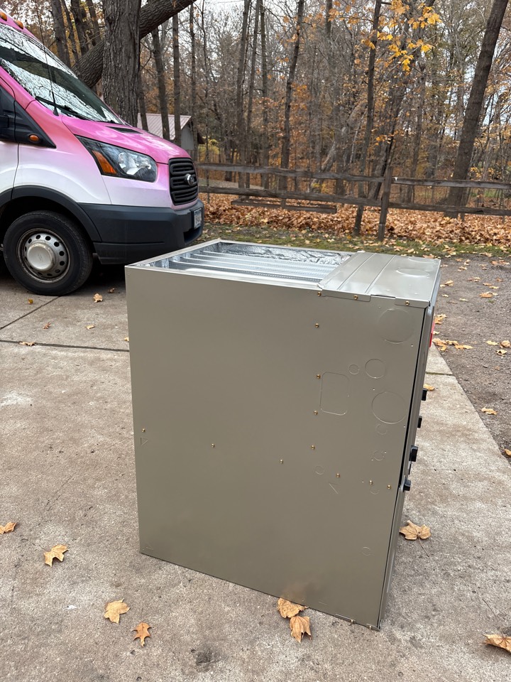 Install Furnace. Delano, Minnesota. 