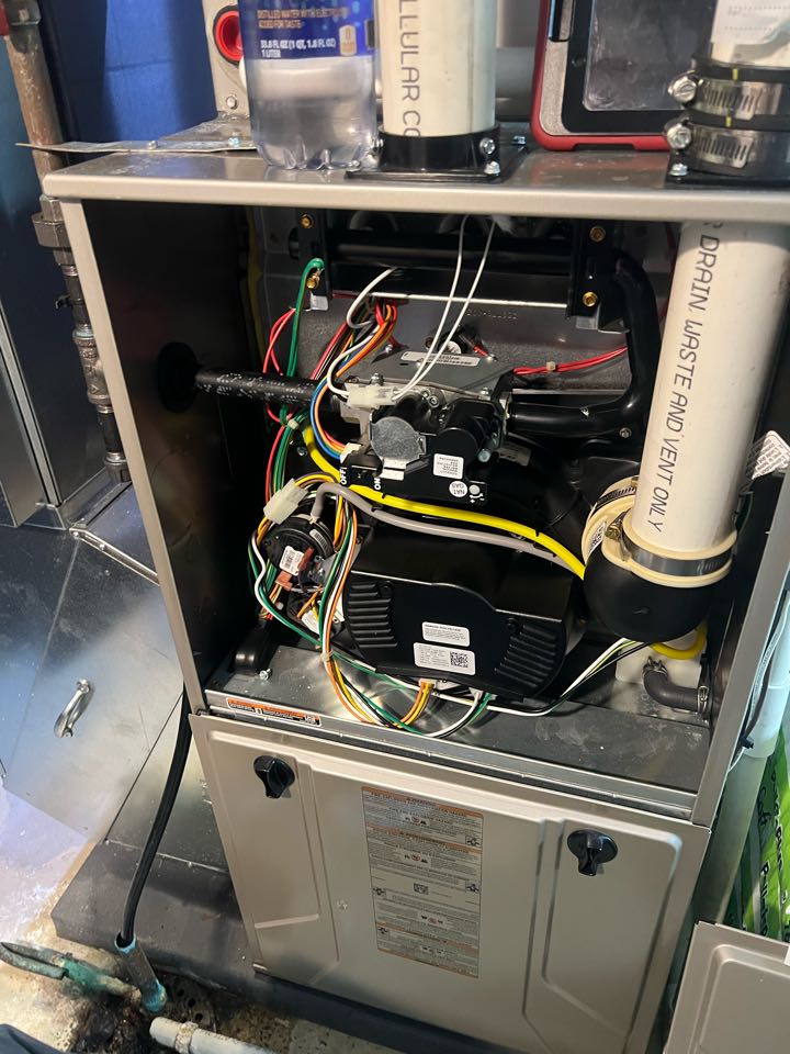 Performing fall furnace maintenance on Bryant system in Mound, MN