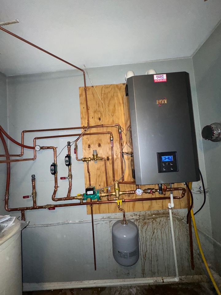 Combi water heater and boiler install in Buffalo MN