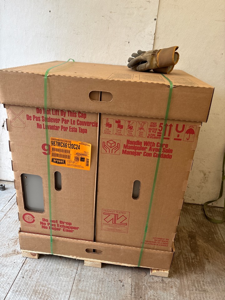 install furnace. Edina, Minnesota. 