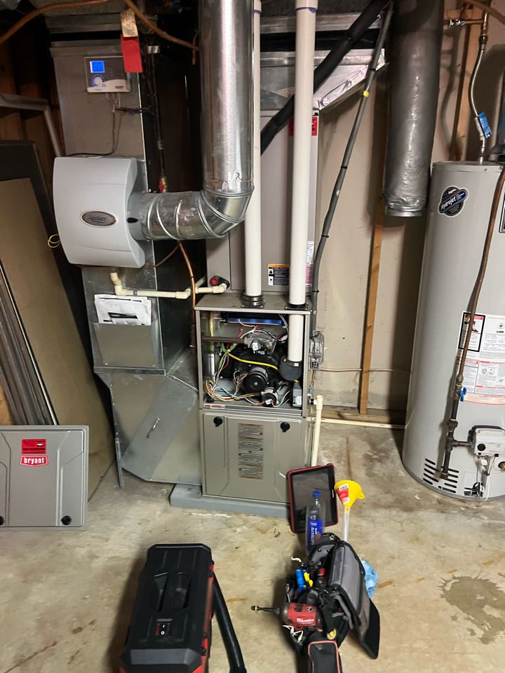 Performing fall furnace maintenance on Bryant system in Minnetonka, MN