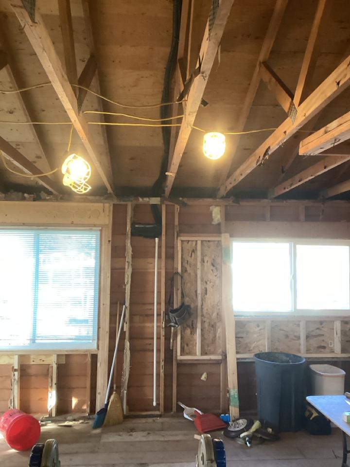 Rough in for a mini split system in Richmond Mn