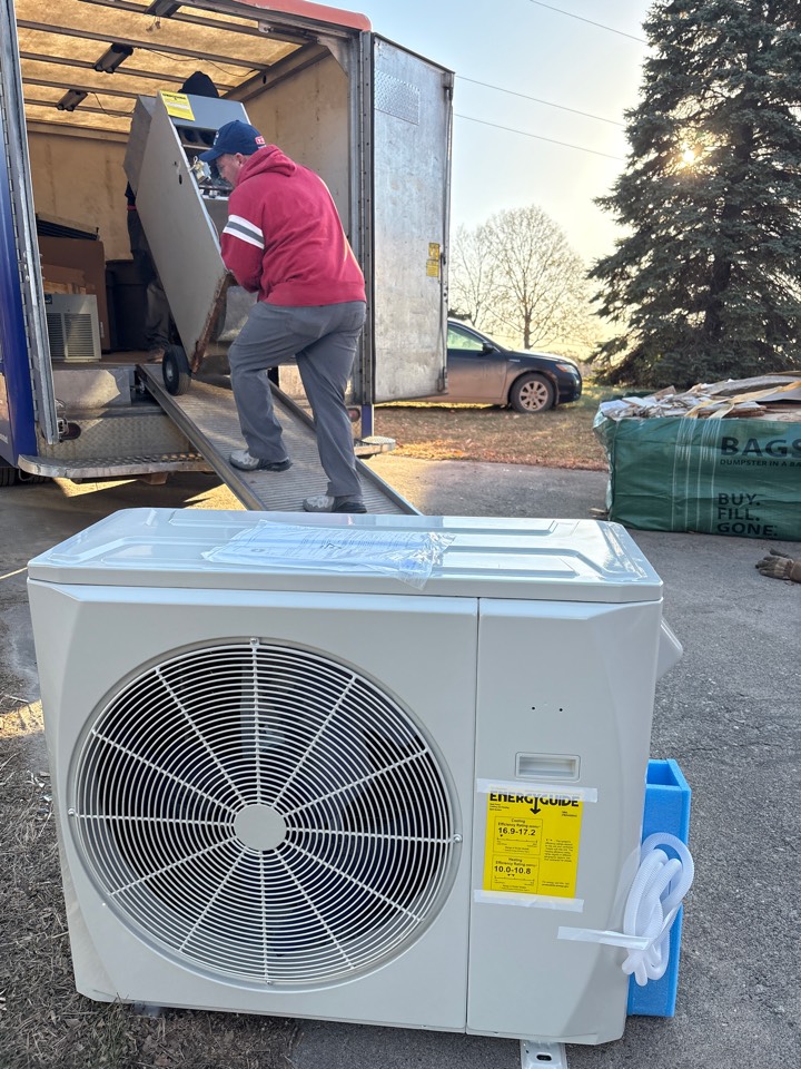 Install furnace, HP, and coil. Corcoran, Minnesota. 