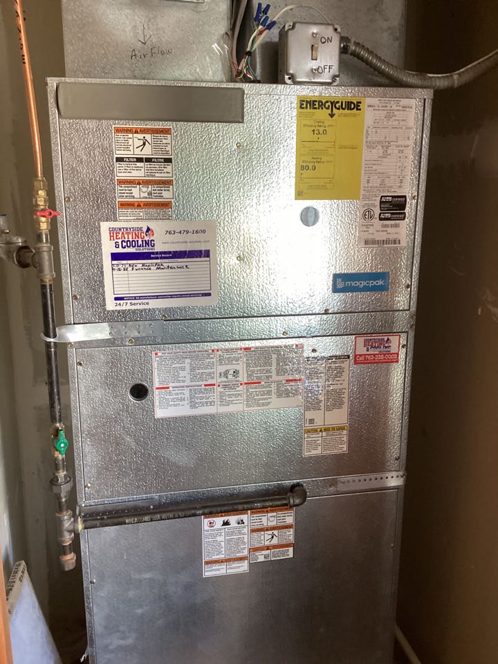 Magicpak gas furnace maintenance in St. Louis Park