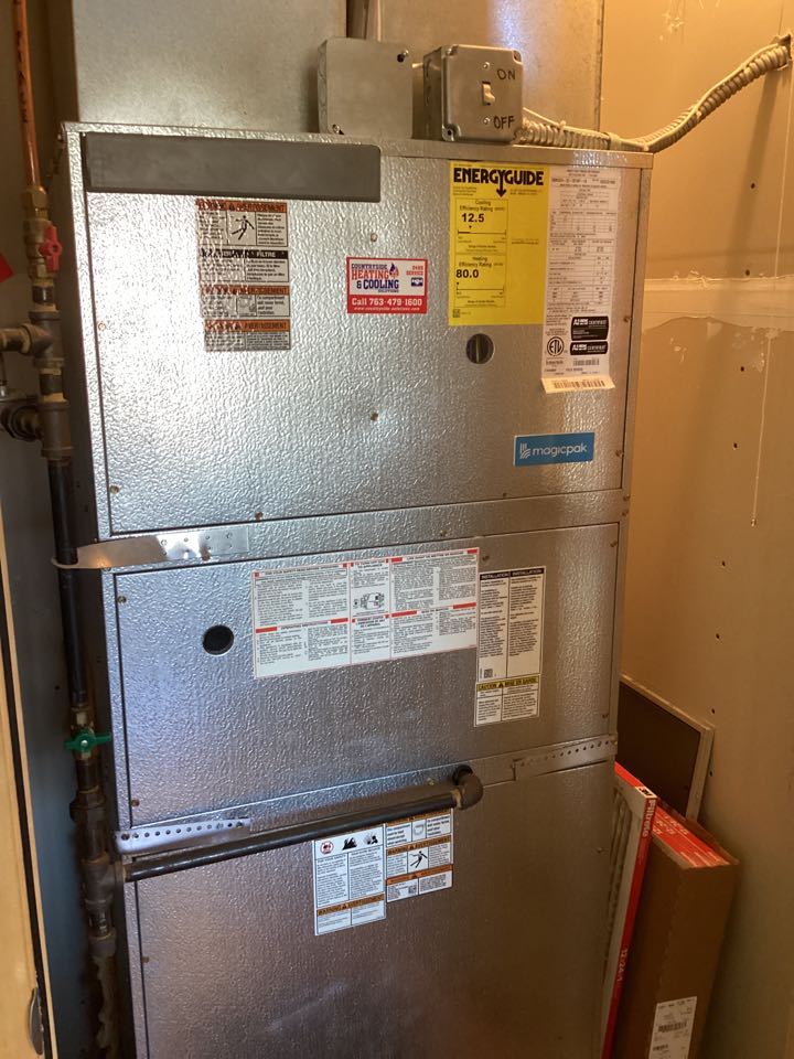 Magicpak gas furnace maintenance in St. Louis Park