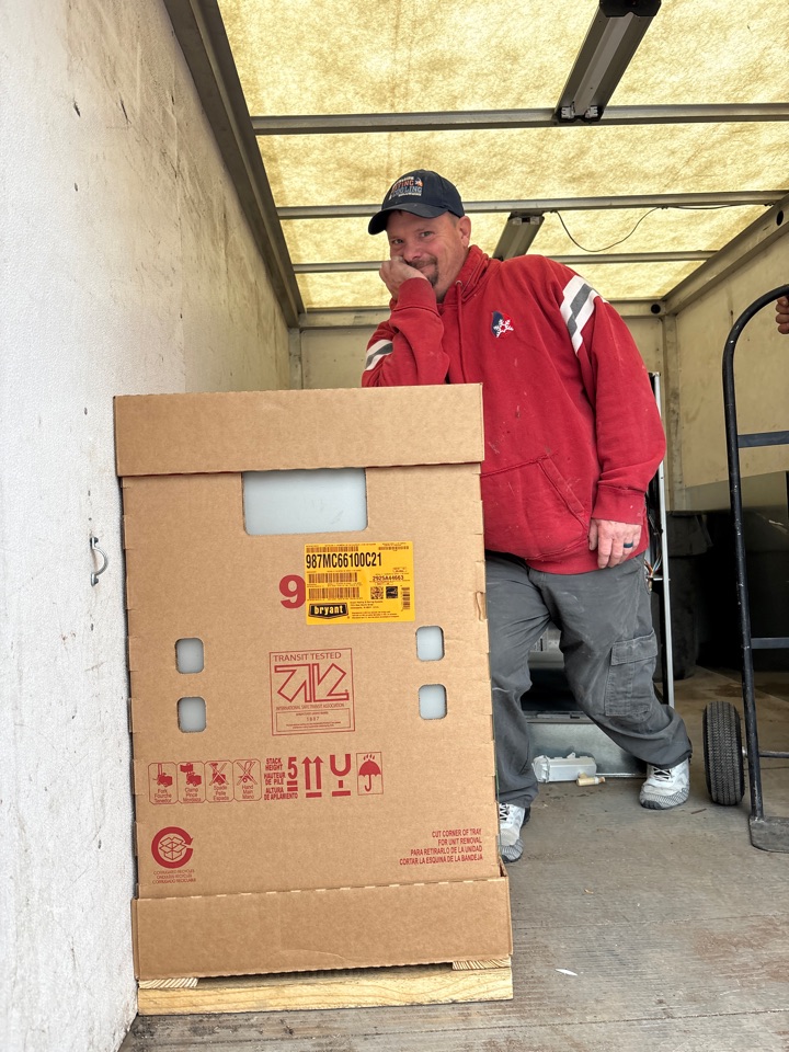Install furnace. Plymouth, Minnesota. 