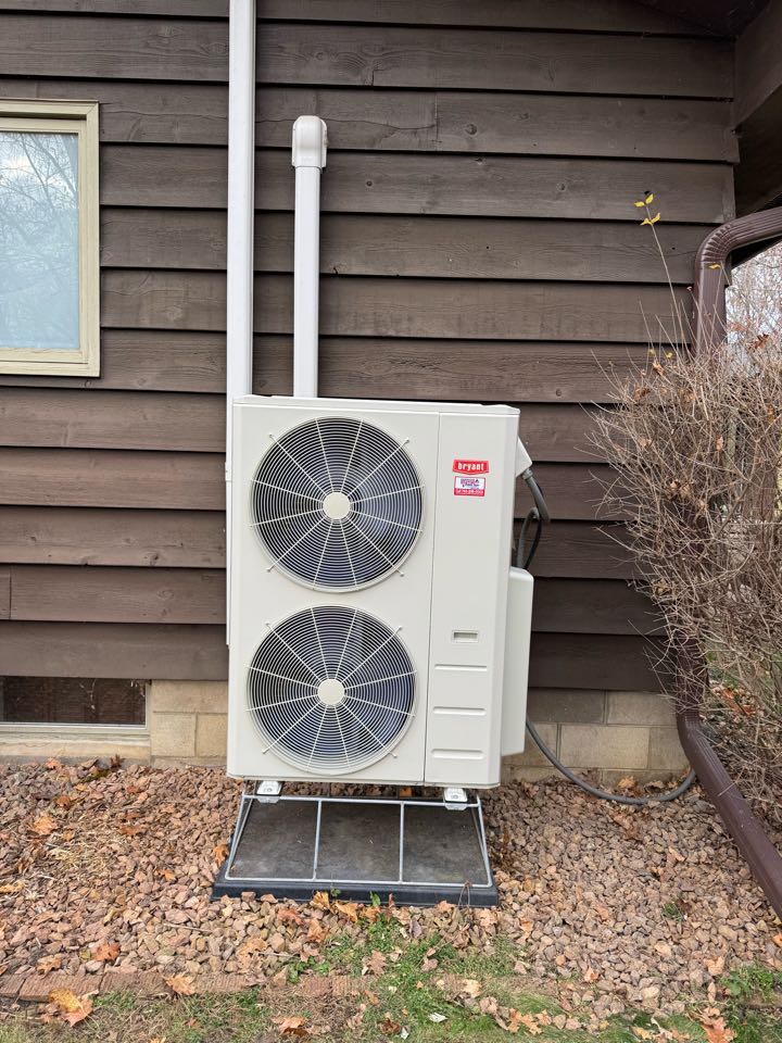 Heat Pump condenser install in Buffalo MN