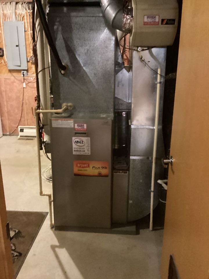 Bryant Evolution furnace maintenance in Minnetrista