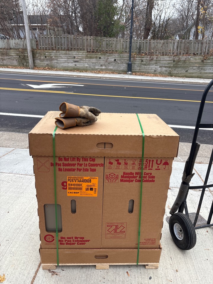 Install Furnace. Mound, Minnesota. 