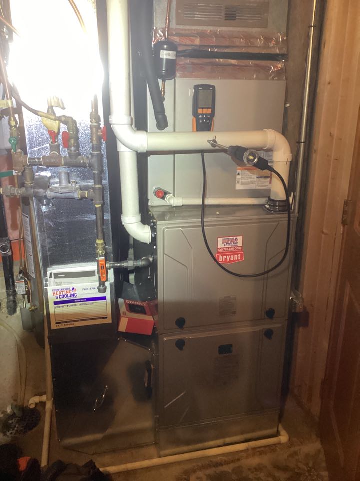 Bryant Evolution furnace maintenance in Maple Grove