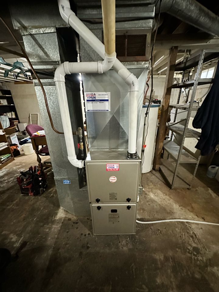 Installed furnace in mound mn