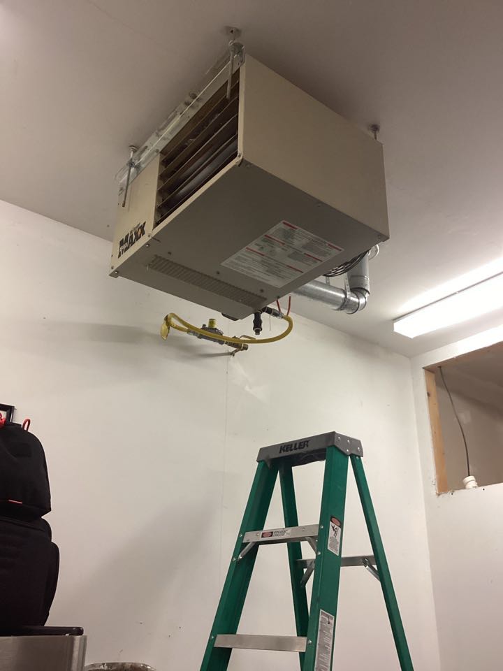 Garage heater diagnostics in Orono mn 55391