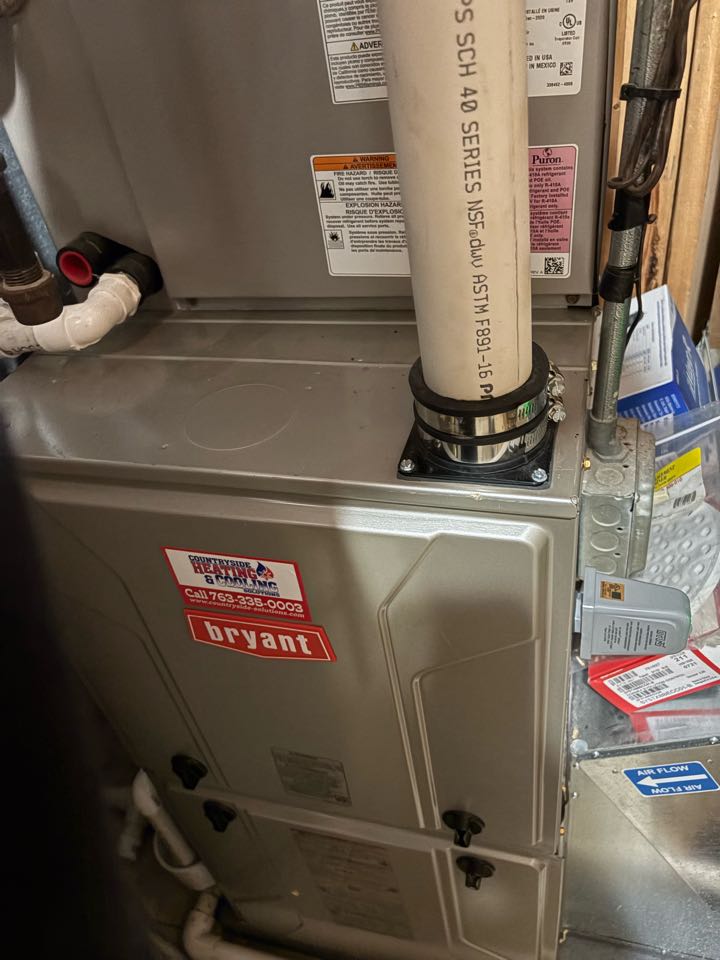 Performing fall furnace maintenance- Wayzata MN