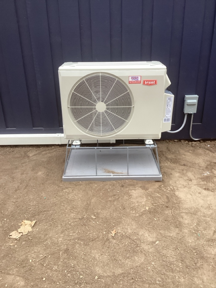Installed new ductless mini split system in Rockford mn