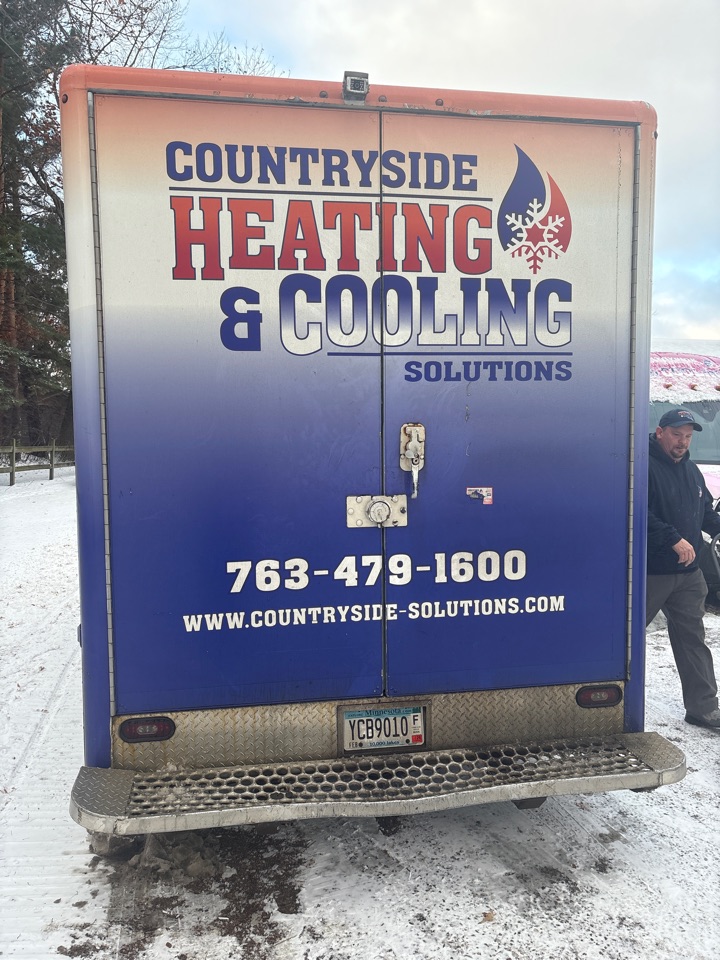 install furnace. Silver lake, Minnesota. 