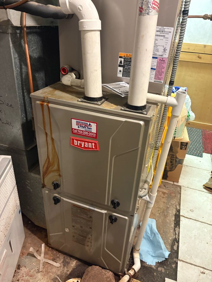 Performing fall furnace maintenance- Robbinsdale MN