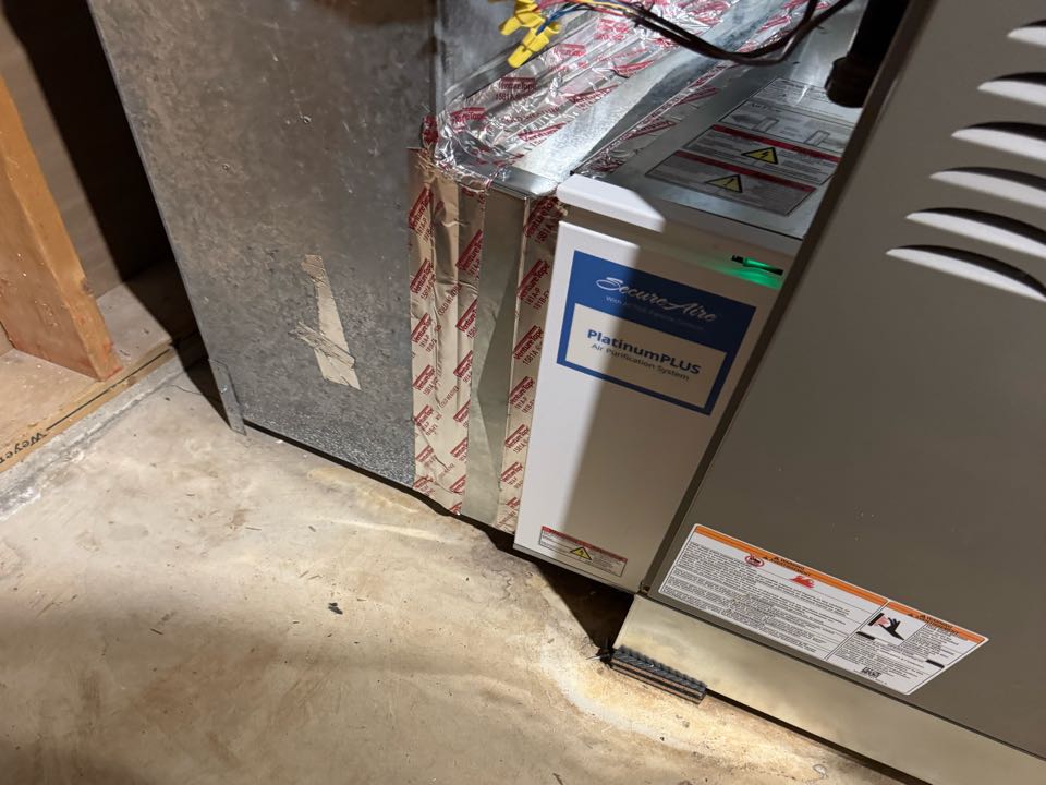 Secure Aire install in Plymouth MN