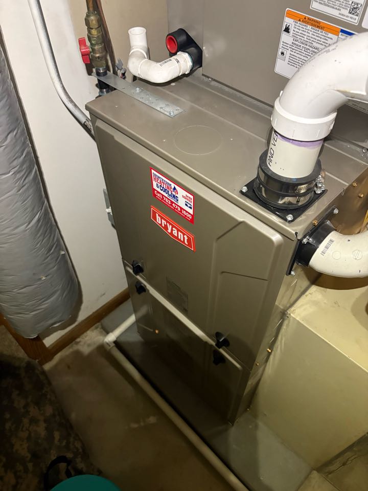 Performing fall furnace maintenance- Delano MN