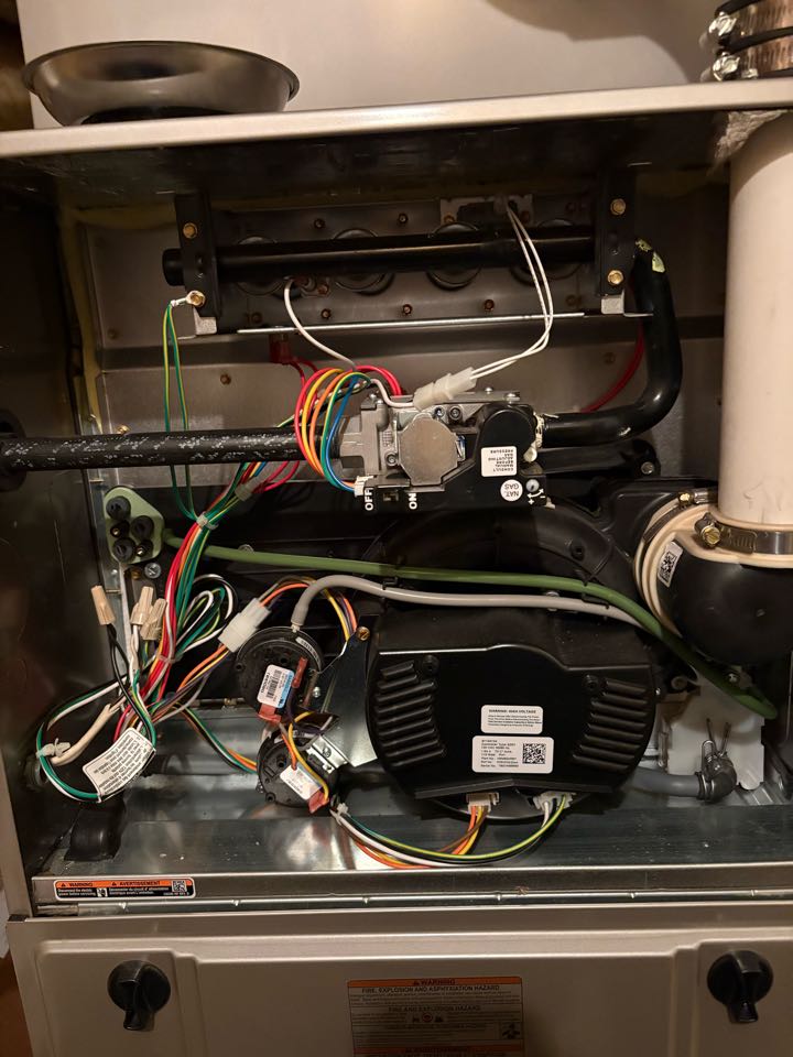 Performing fall furnace maintenance- Mound Mn