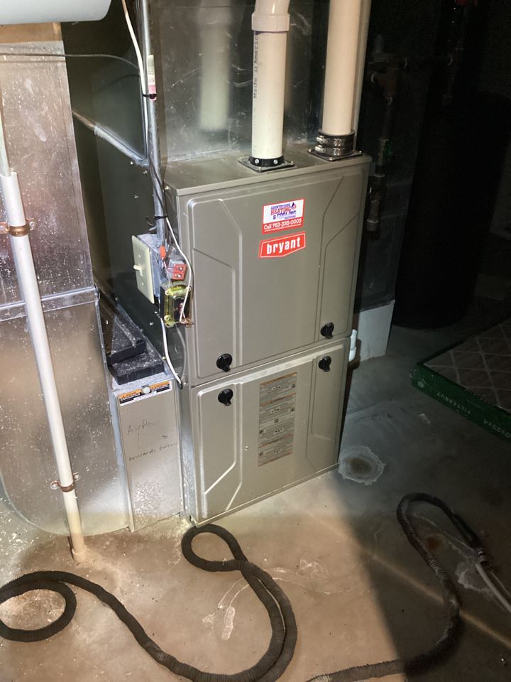 Bryant furnace repair and maintenance in Chaska