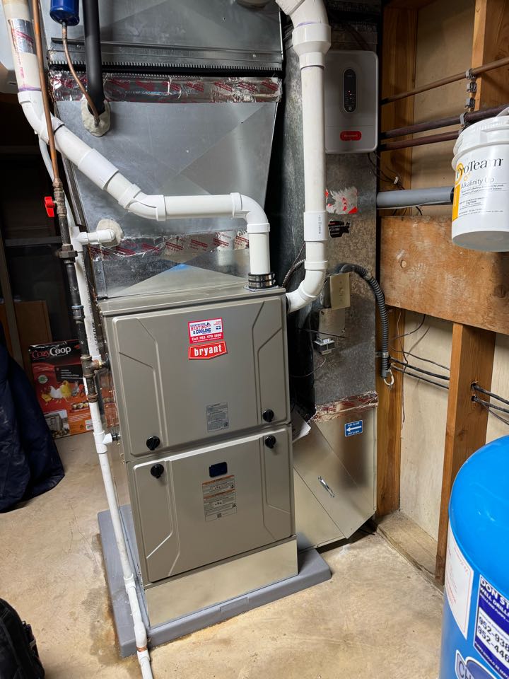 Furnace install in Maple Plain MN