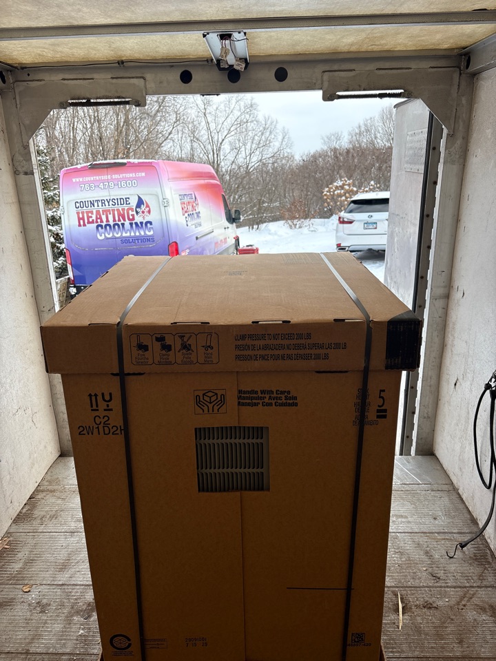 install furnace, A/C, and coil. Long Lake, Minnesota. 