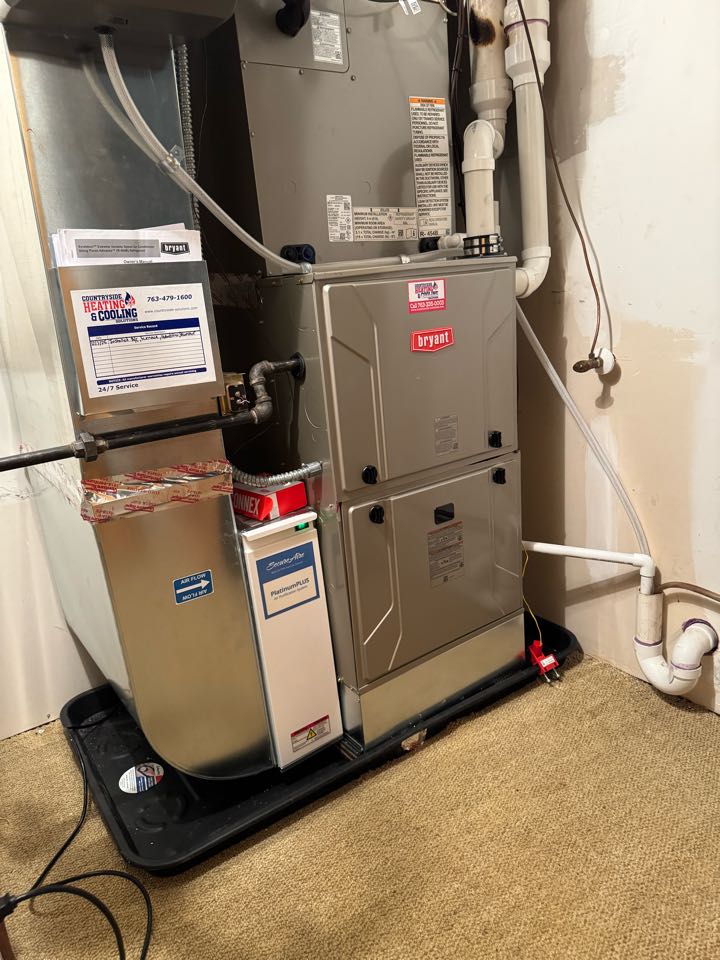 Furnace and AC install in long lake