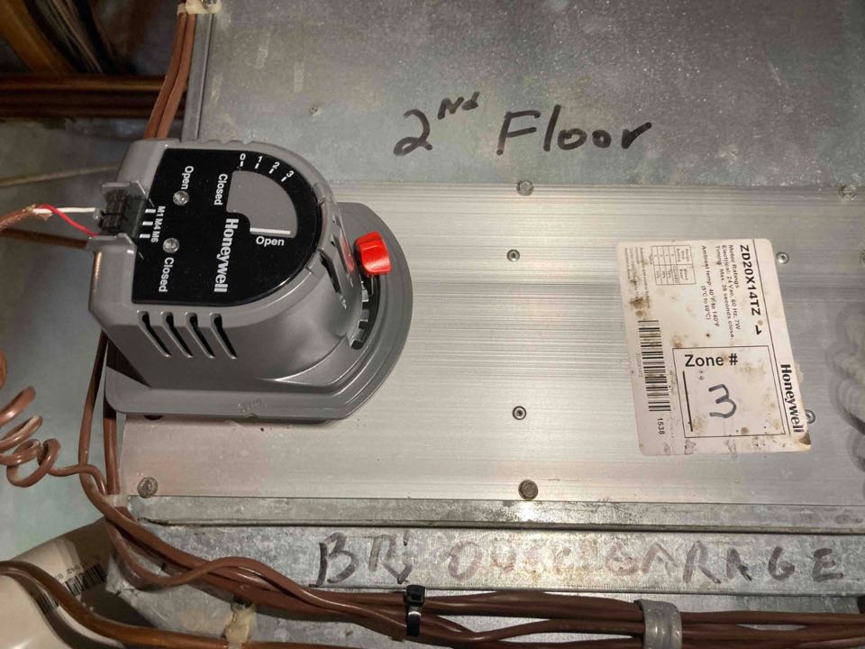 Honeywell zone system service in Orono