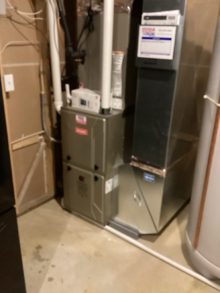 Installed new furnace and heat pump in maple lake Mn