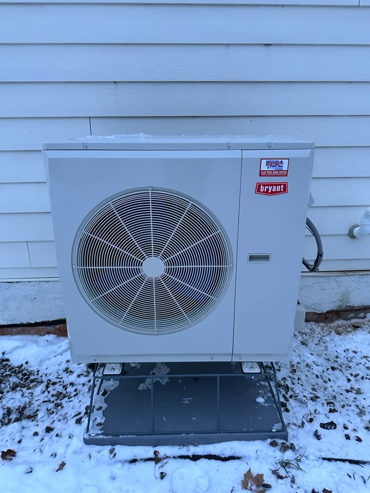 Installed furnace and heat pump In Wayzata Mn