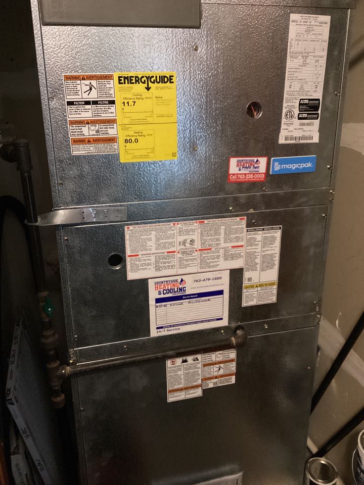 Magicpak gas furnace service in St. Louis Park