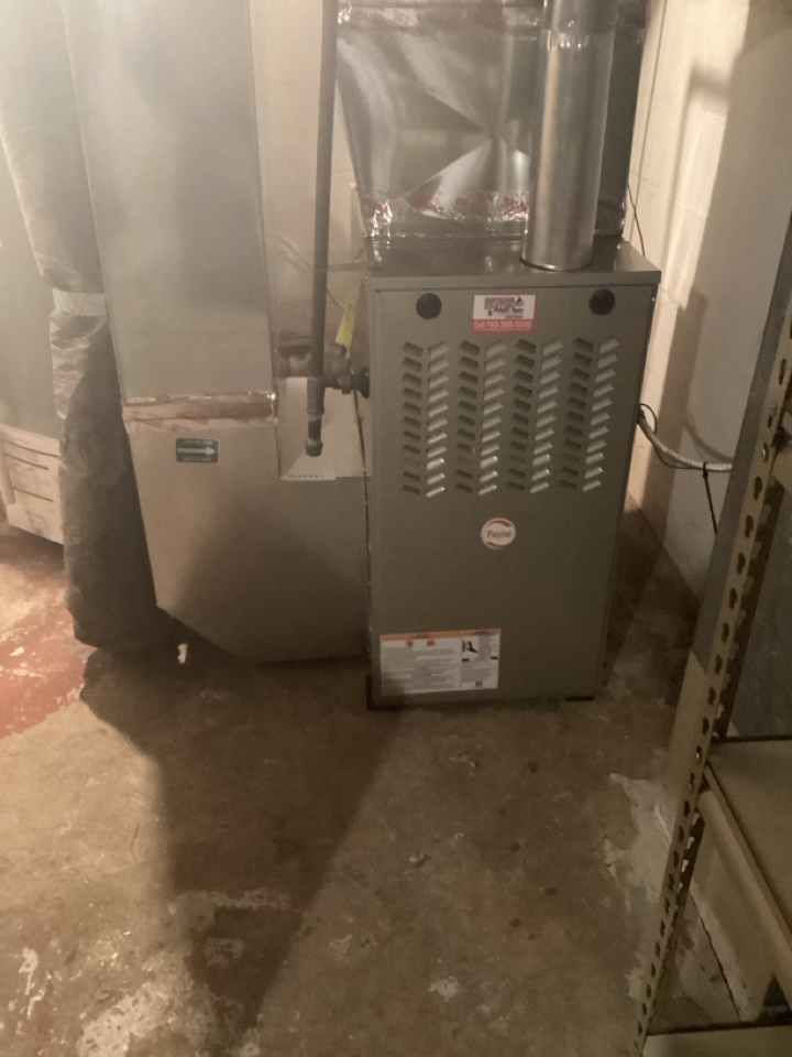 New furnace installed in long lake Mn