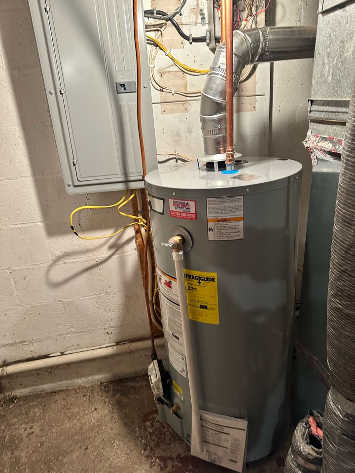 Installed furnace and water heater in long lake Mn
